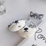 Wholesale Cute Design Cartoon Silicone Cover Skin for Airpod (1 / 2) Charging Case (Husky Gray)